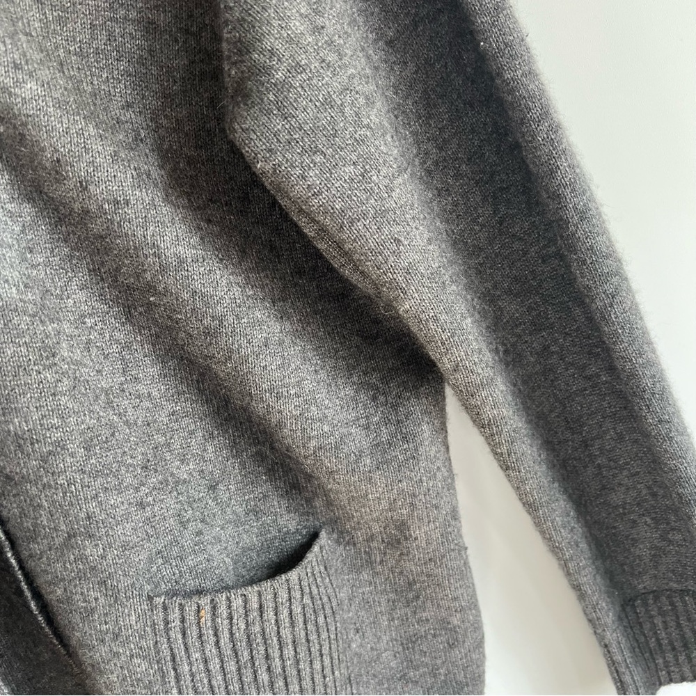 Orvis 100% Cashmere Cardigan in Grey Size XL - Picture 4 of 10